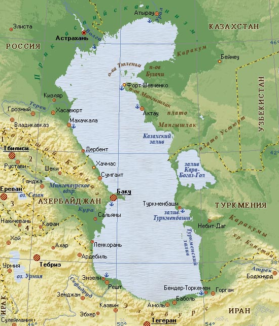 Реки Каспийского моря
