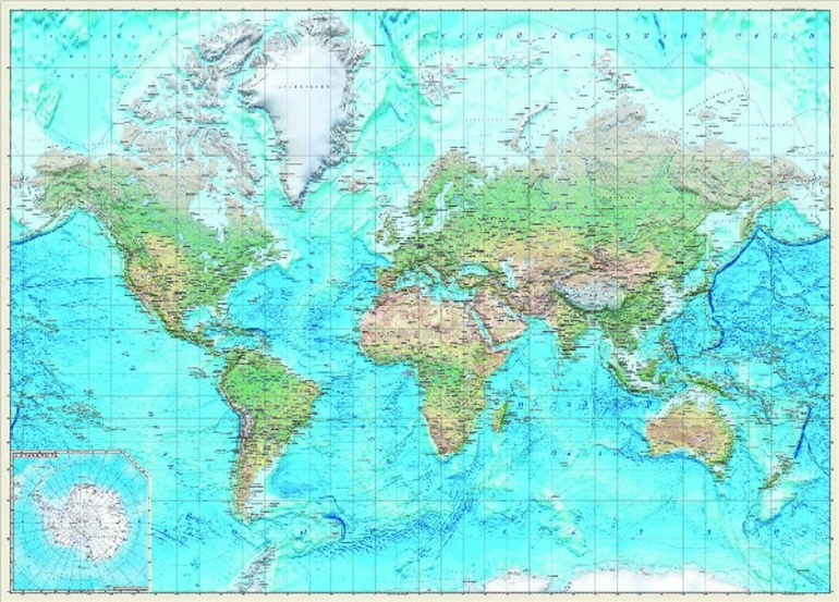 Общегеографические карты
