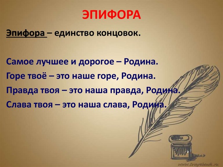 Определение терминов, значение в русском языке и литературе