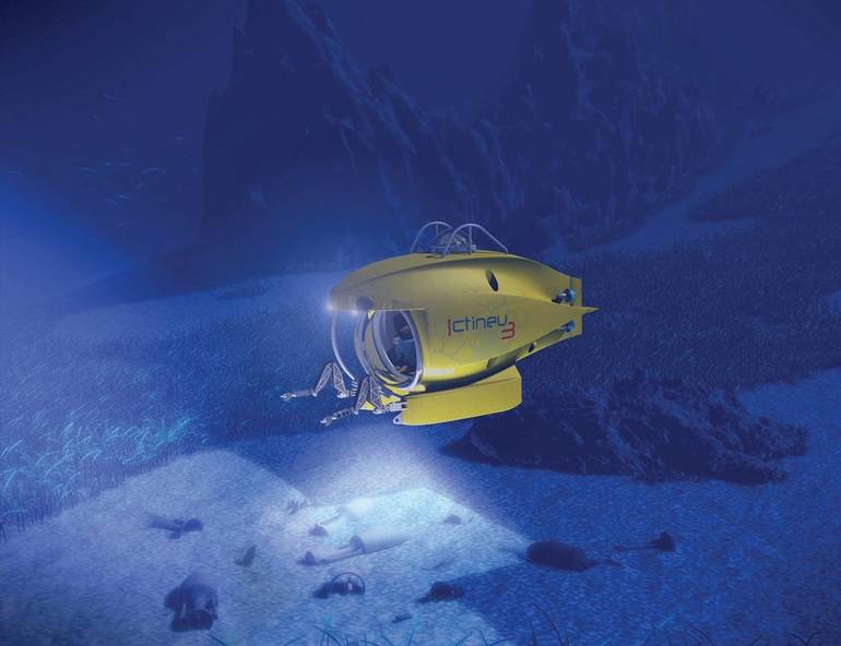 Подводный аппарат батискаф