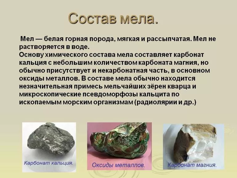 Химическое содержание продукта