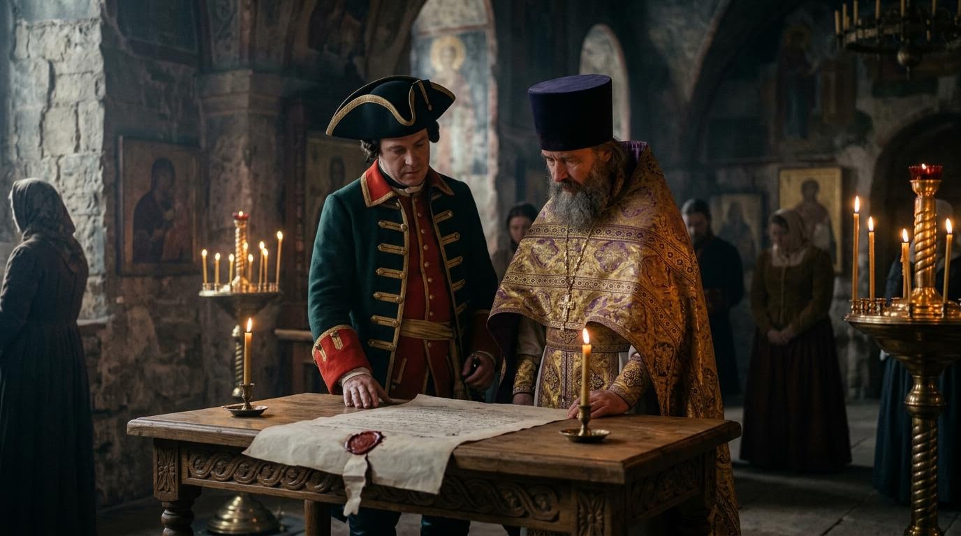Какие изменения в положении церкви произошли при Петре I