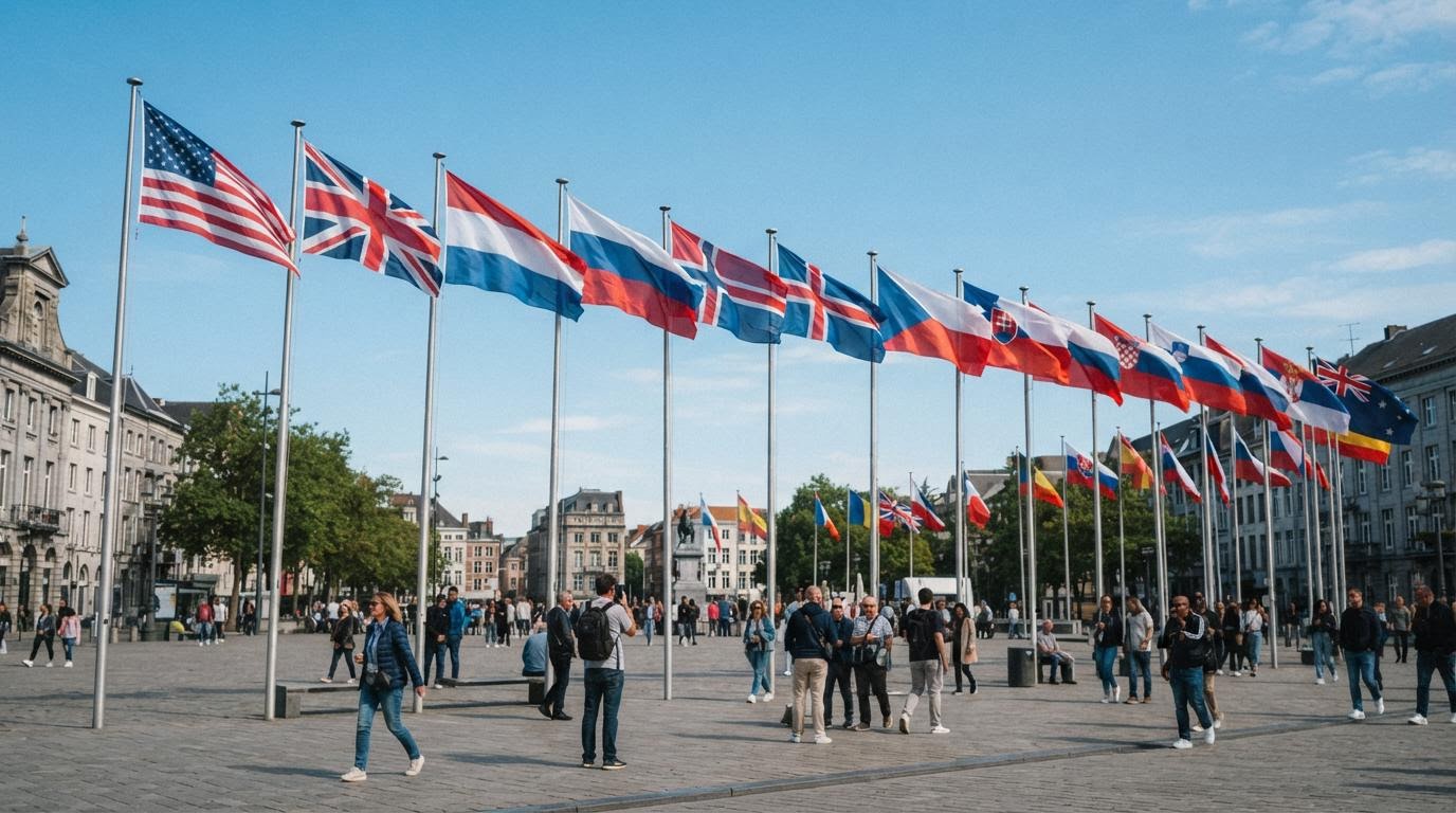Бело-красно-синий флаг — это флаг России Бело-красно-синий флаг — это флаг России