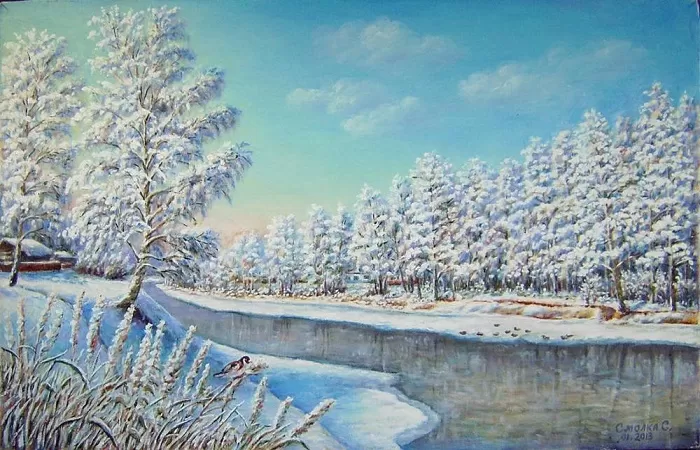 Зимний пейзаж Зимний пейзаж