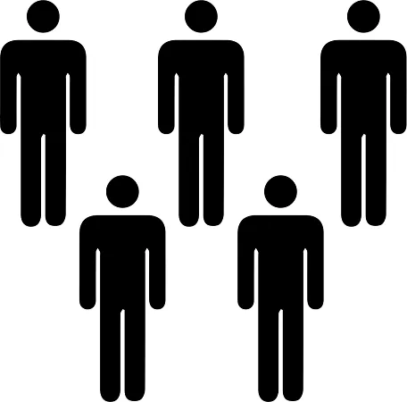 5 человек 5 человек