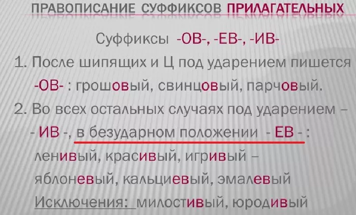Правописание суффиксов прилагательных Правописание суффиксов прилагательных