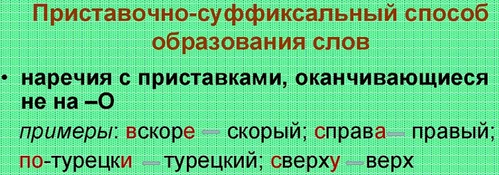 Наречия Наречия