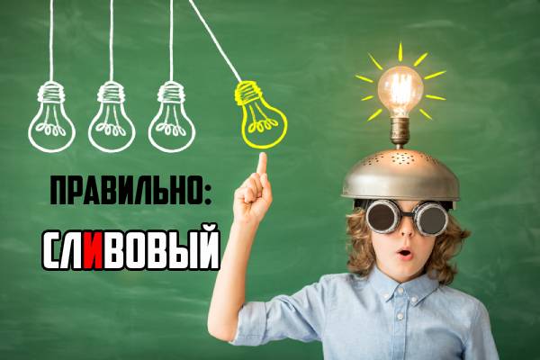 Как пишется(5).jpg Ударение в слове сливовый