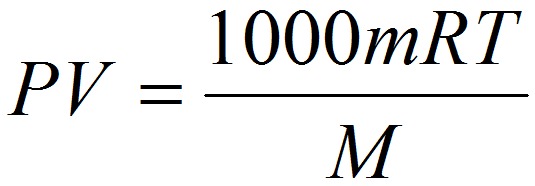 Уравнение Клапейрона-Менделеева (уравнение состояния идеального газа) 