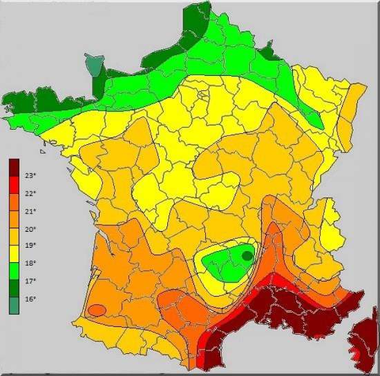 Особенности климата Франции