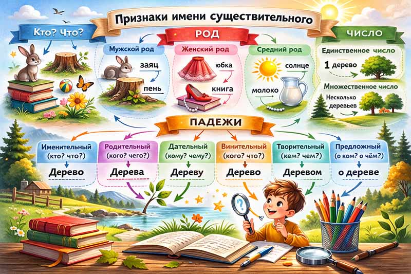 загадка про существительное