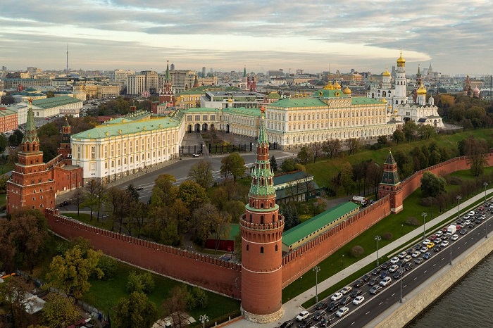 Московский Кремль вид сверху