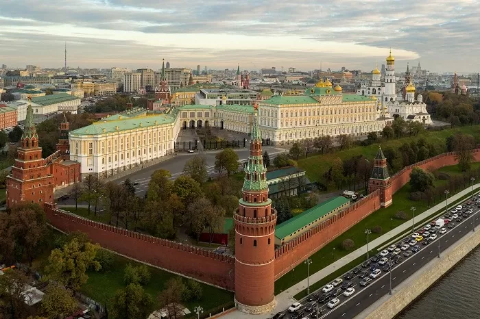 Московский Кремль вид сверху Московский Кремль вид сверху