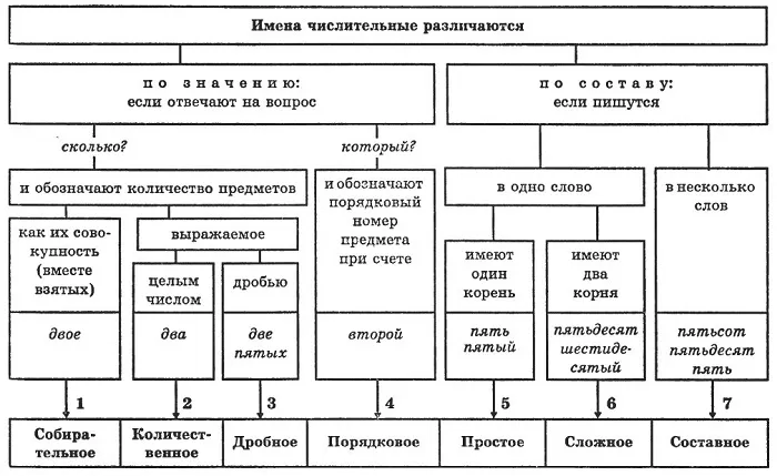 Разряды числительных Разряды числительных