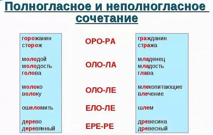 Полногласные и неполногласные Полногласные и неполногласные