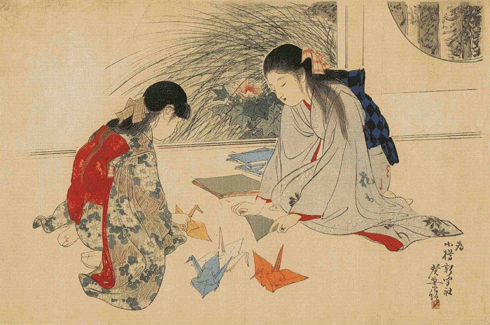 Японцы и оригами