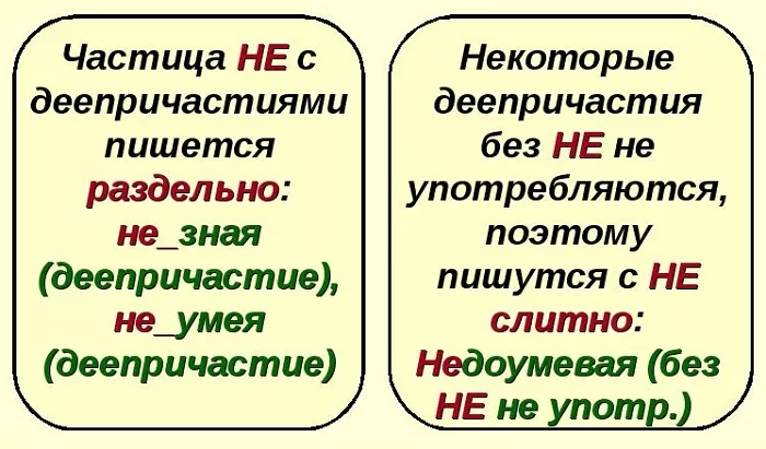 НЕ с деепричастиями НЕ с деепричастиями