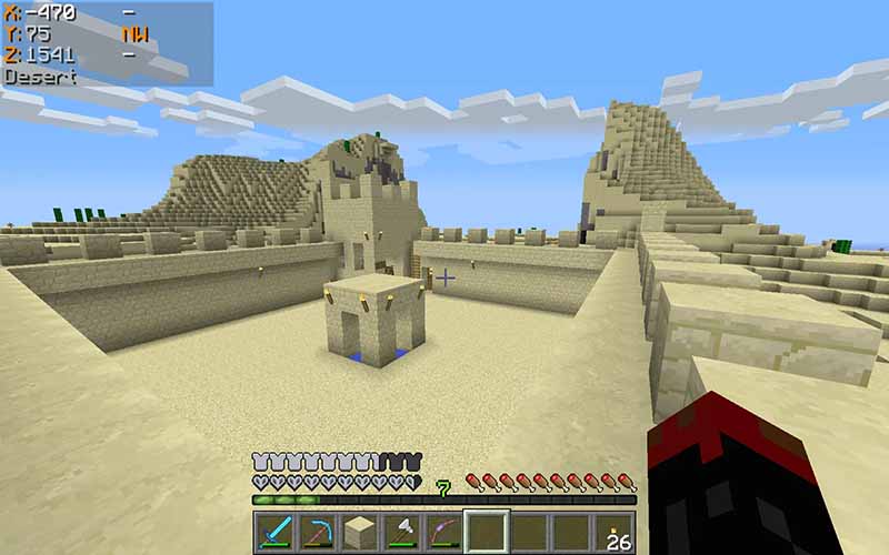 как понимать координаты в майнкрафт