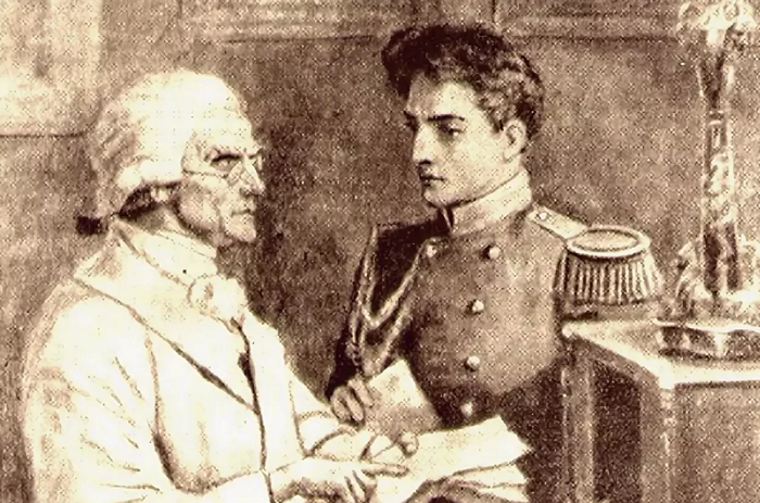 Андрей Болконский с отцом