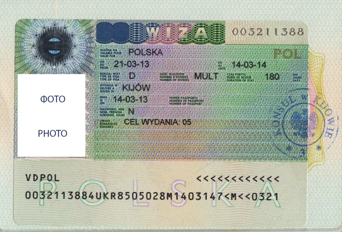Национальная виза в Польшу