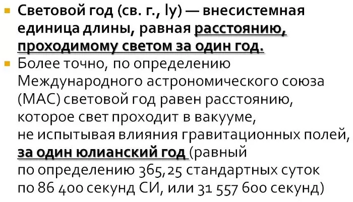 Световой год Световой год