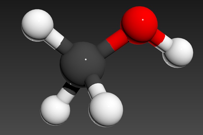 Молекула метанола