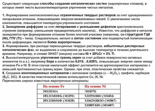 жаропрочный металл