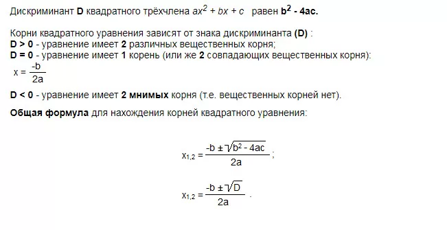 Дискриминант Дискриминант
