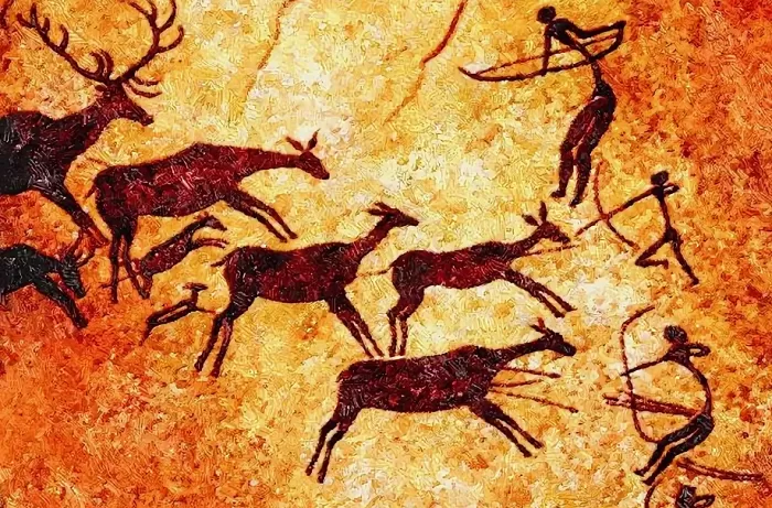 Наскальные рисунки эпохи мезолита Наскальные рисунки эпохи мезолита