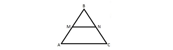 Как написать подобие треугольников