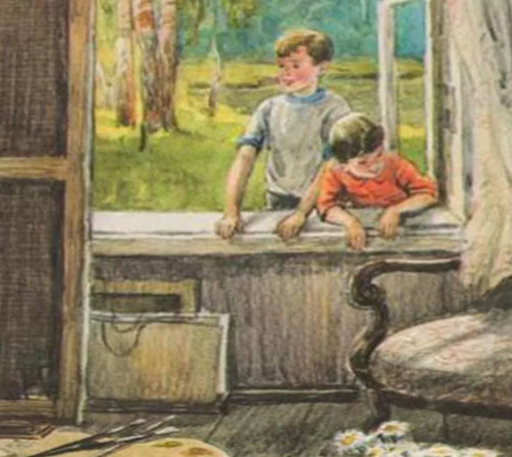pervye-zriteli.jpg Сочинение по картине Е. Сыромятникова «Первые зрители»