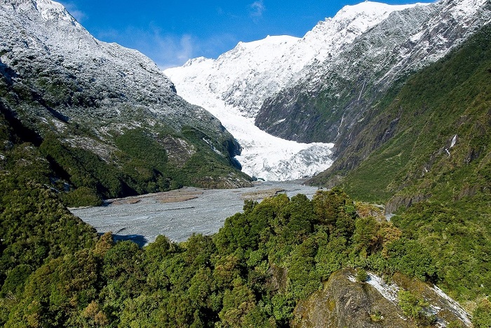 Ледник в Новой Зеландии