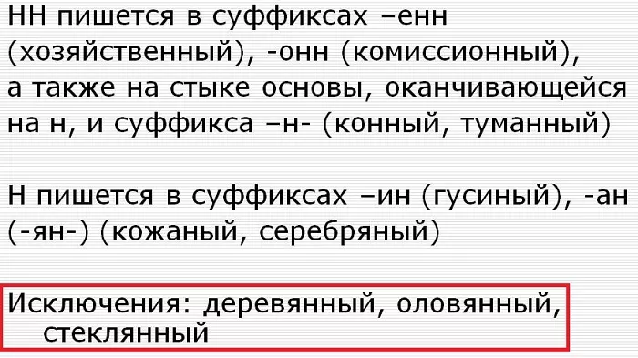 Н в суффиксах прилагательных Н в суффиксах прилагательных