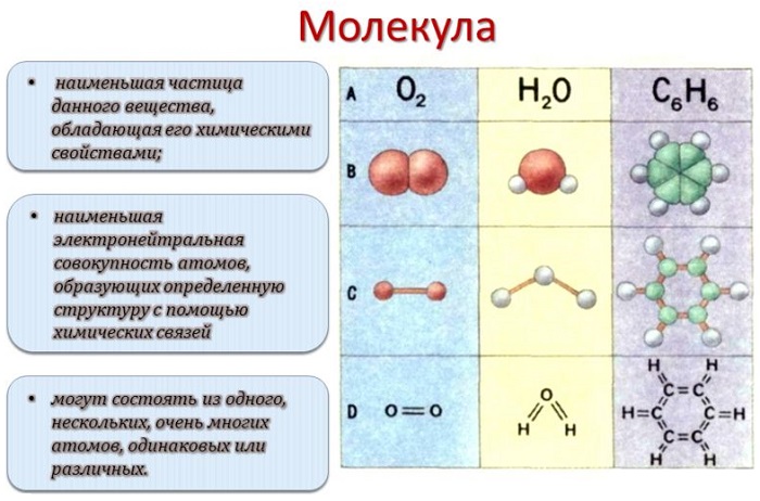 Молекула в химии