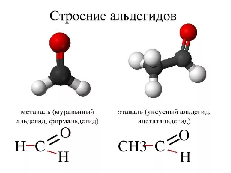 Формула альдегидов