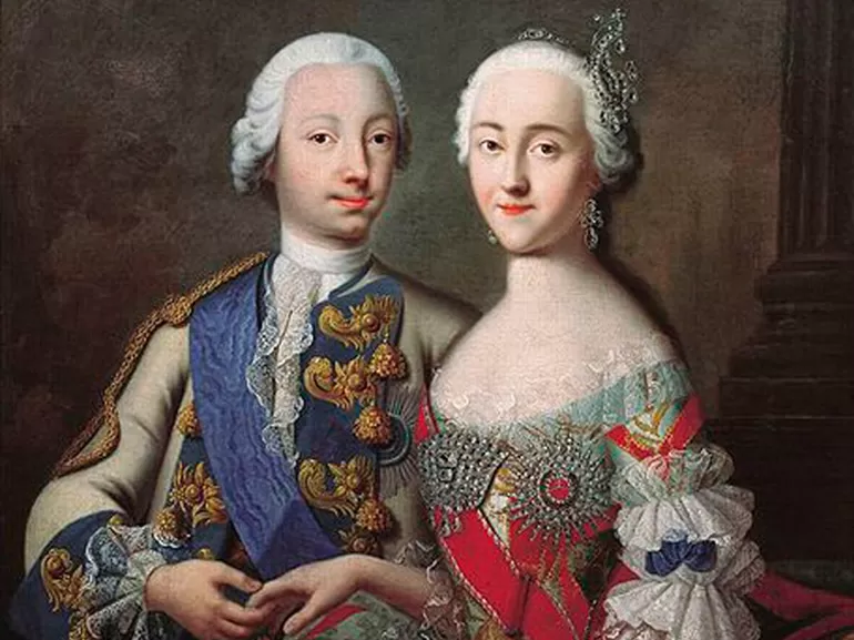 Петр III и Екатерина II