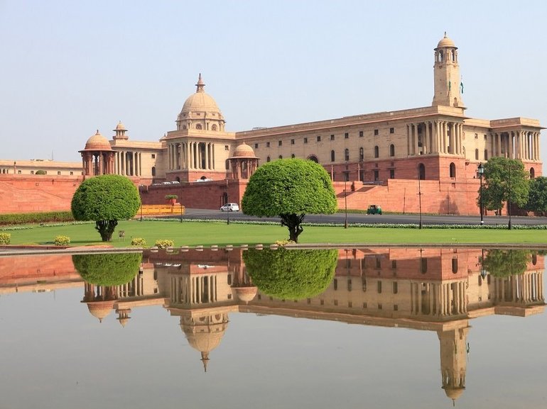 Президентский дворец Раштрапати-Бхаван.