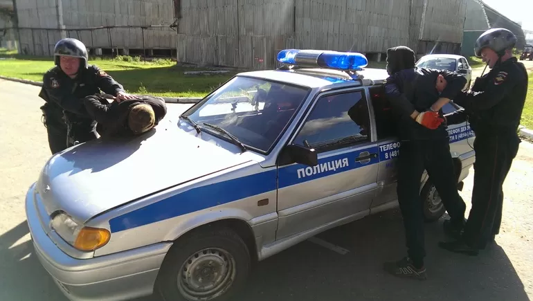 Полицейские на задании