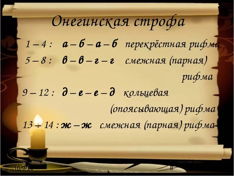 Онегинская строфа