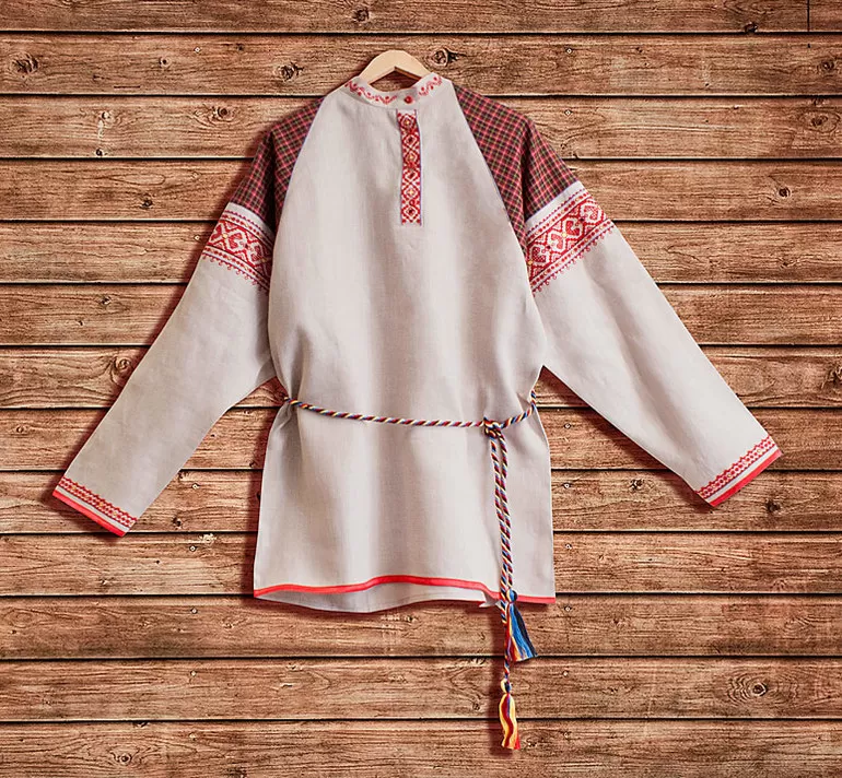Из чего состоит мужской народный костюм