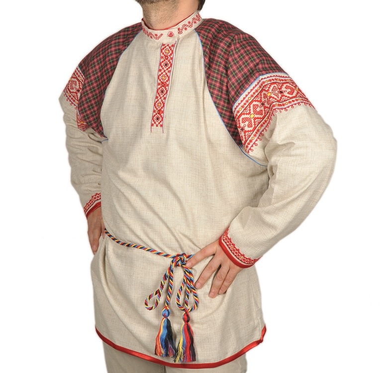 Рубаха в русском народном костюме для мужчин