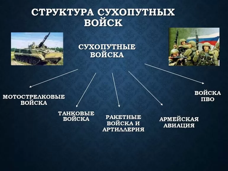 Структура сухопутных войск
