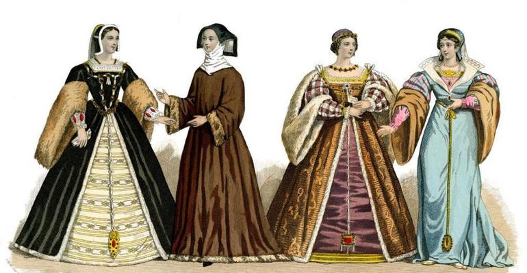 Мода Западной Европы в период 1500—1550 годов