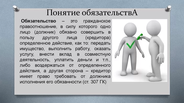 Внесения изменений в обязательственное правоотношение
