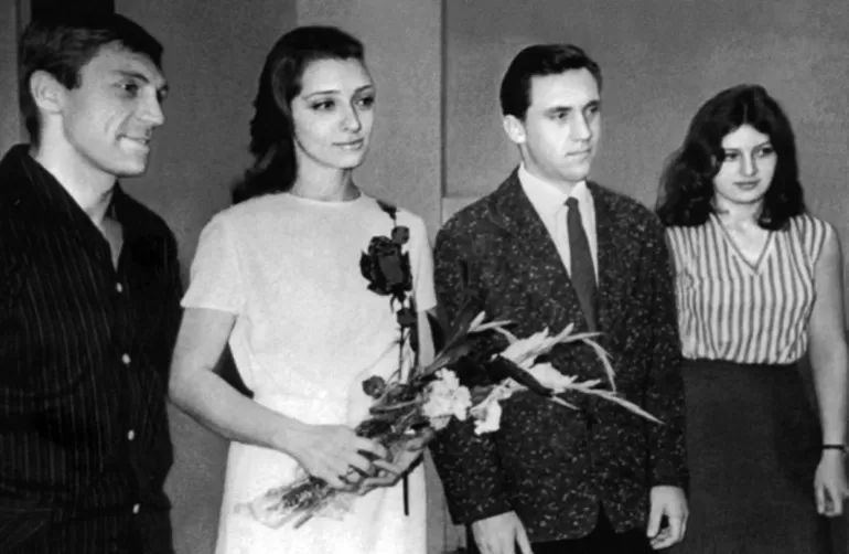 Высоцкий с Людмилой Абрамовой