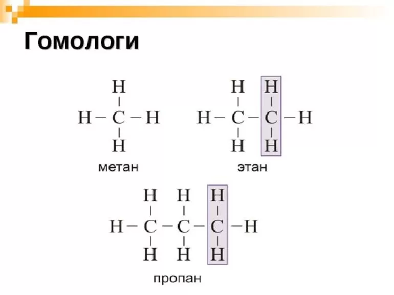 Метан и его гомологи
