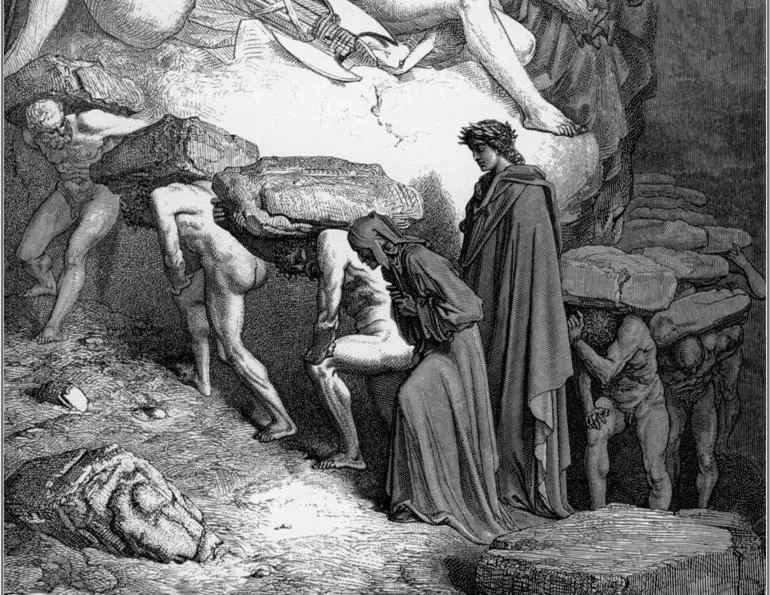 Наконец они добрались до девятого круга (Предательство),