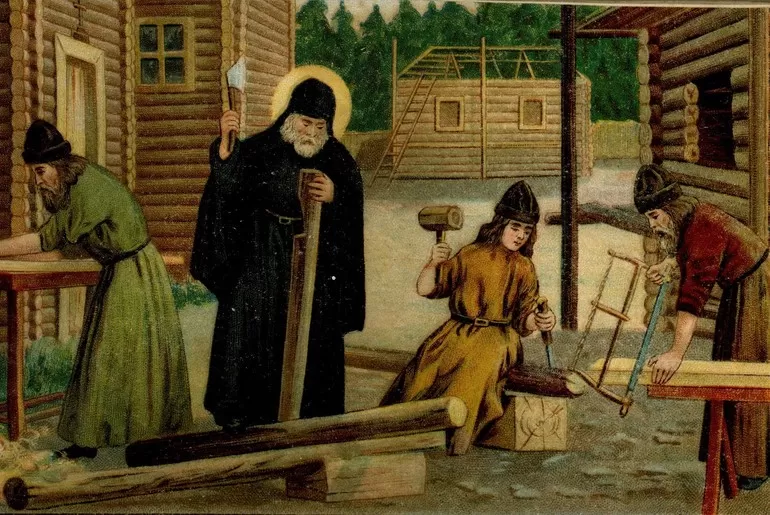 Святой старец Сергий Радонежский