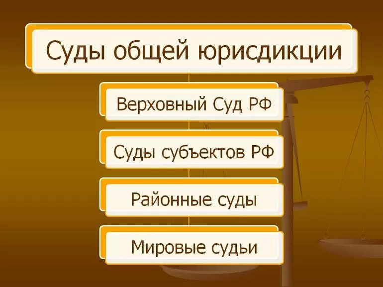 О судах общей юрисдикции