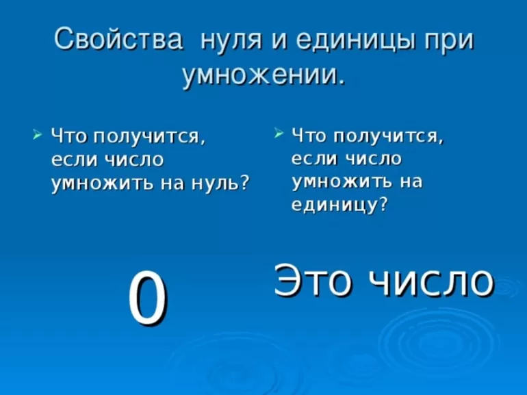 Правило четные и нечетные числа